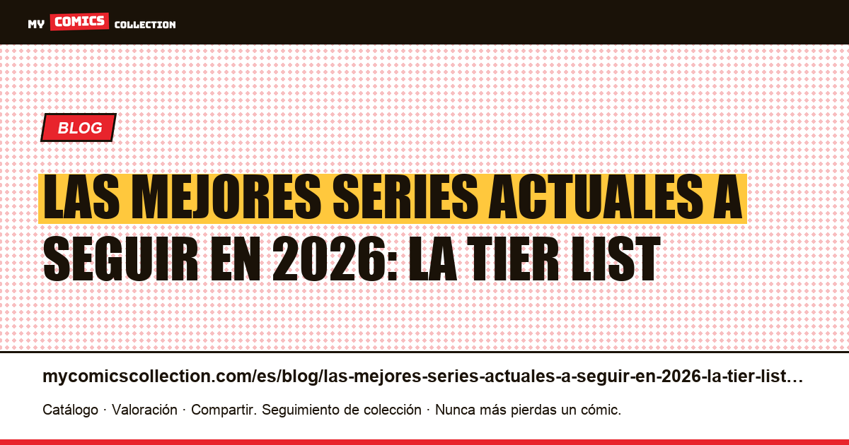 Las mejores series actuales a seguir en 2026: la tier list — ilustración del artículo