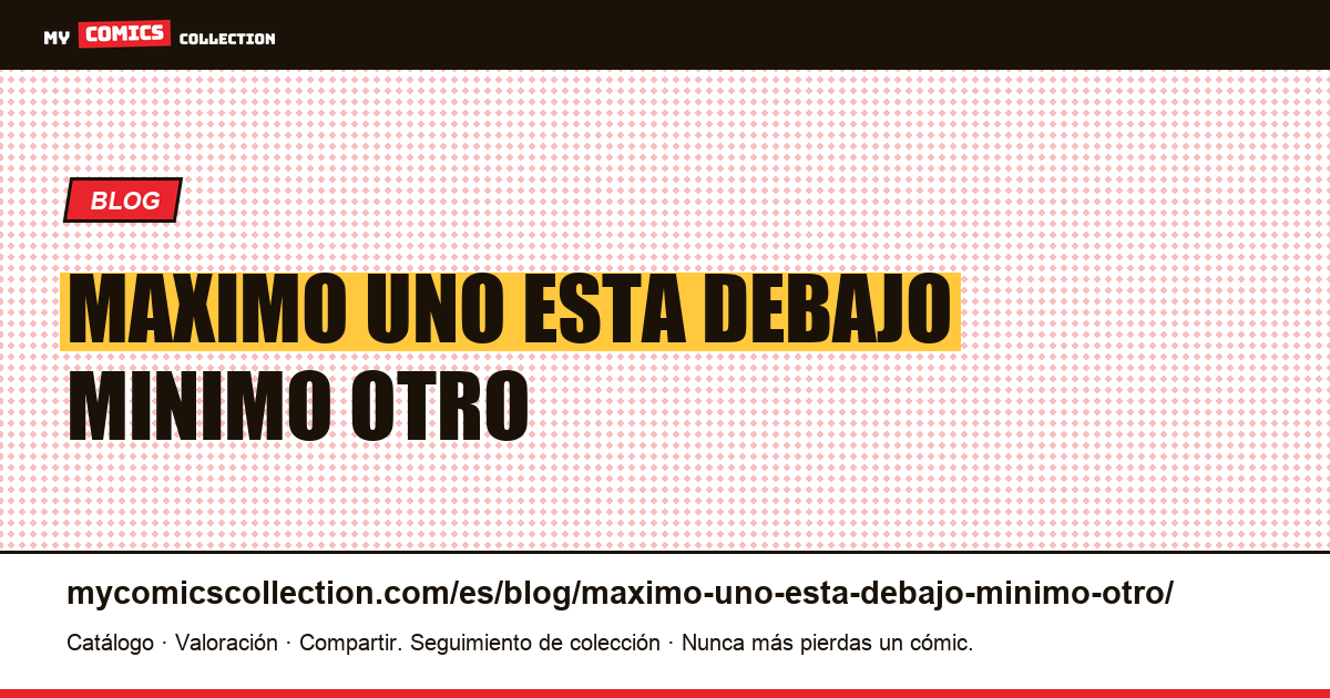 El máximo de uno está por debajo del mínimo del otro. — ilustración del artículo
