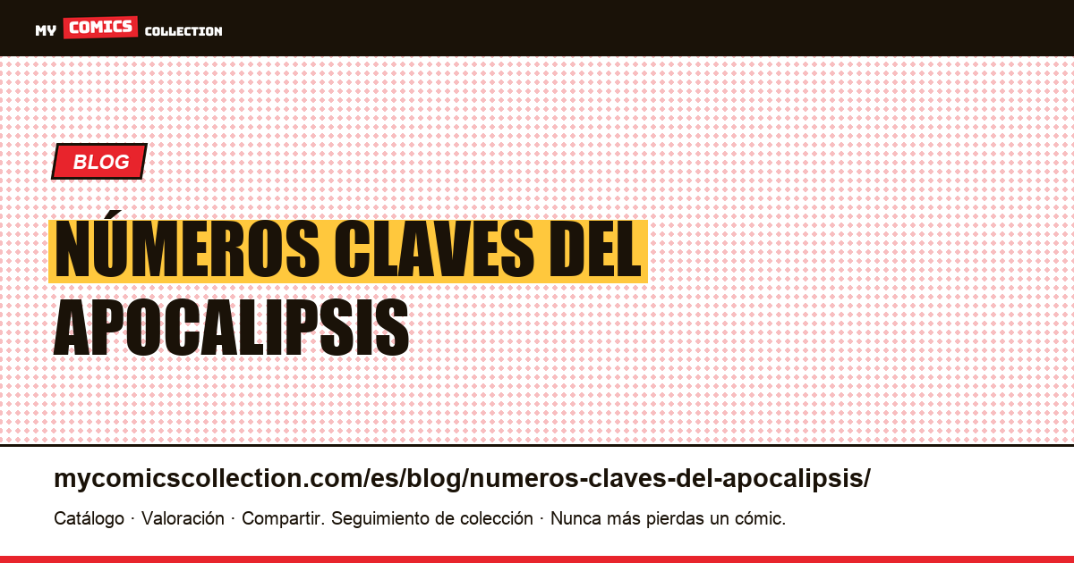 números claves del apocalipsis — ilustración del artículo