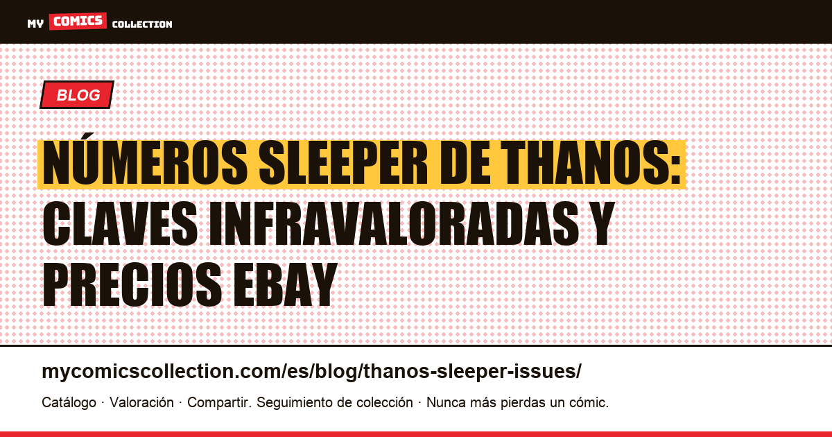 Números sleeper de Thanos: las claves infravaloradas a vigilar, ilustración del artículo