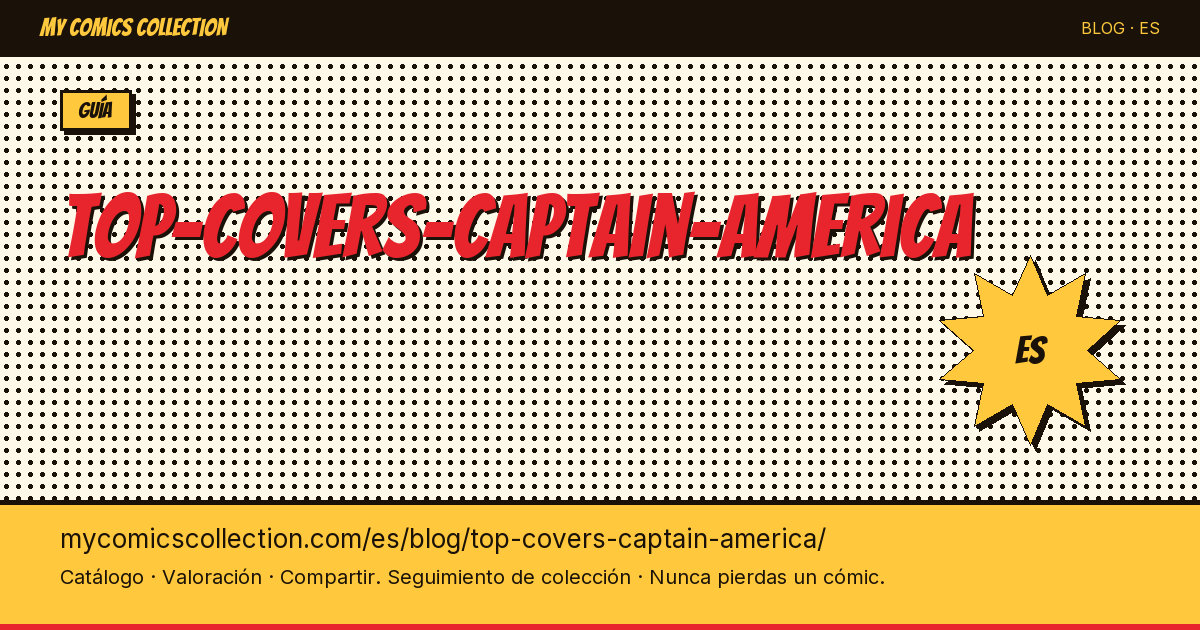 Las mejores portadas de Captain America — ilustración del artículo