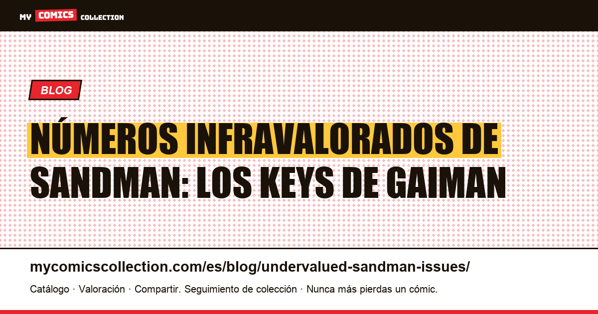 Los números infravalorados de Sandman, ilustración del artículo