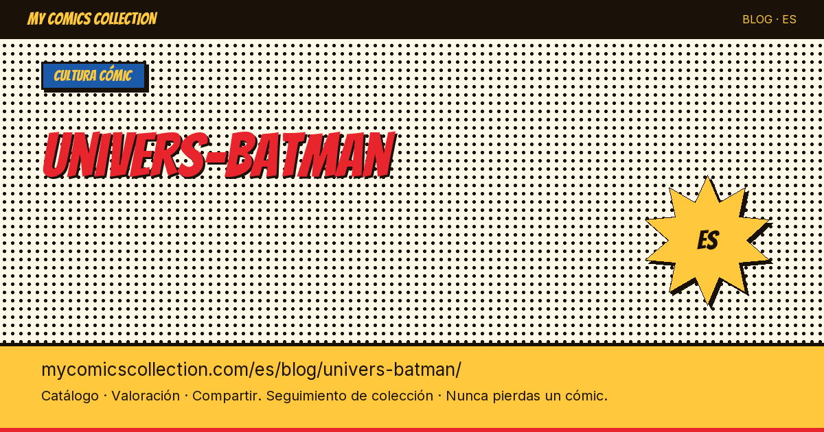 El universo de Batman — ilustración del artículo