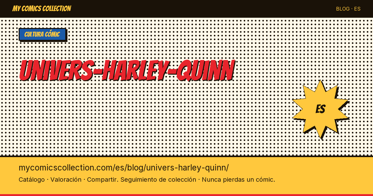 El universo de Harley Quinn — ilustración del artículo