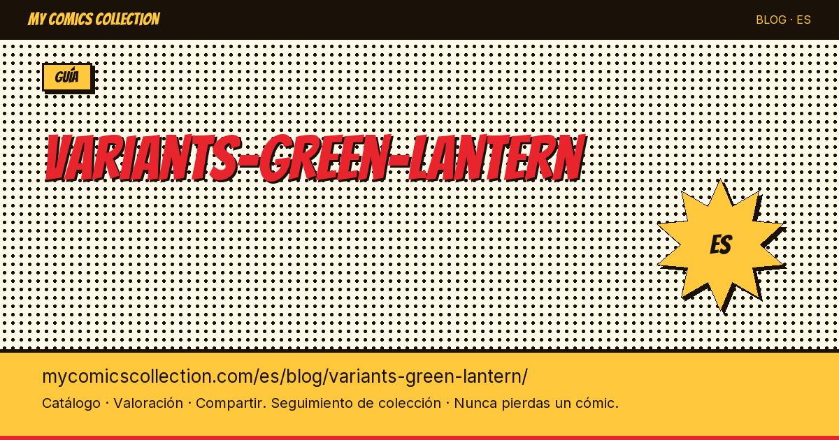 Variantes de Green Lantern — ilustración del artículo