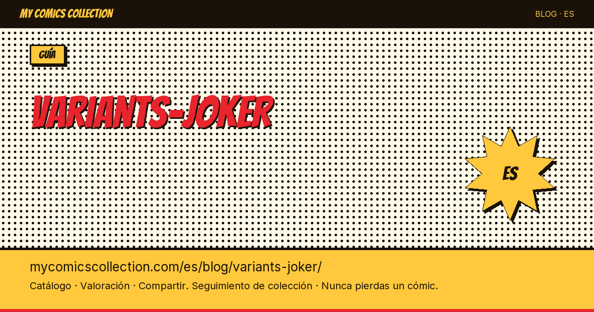 Variantes Joker — ilustración del artículo