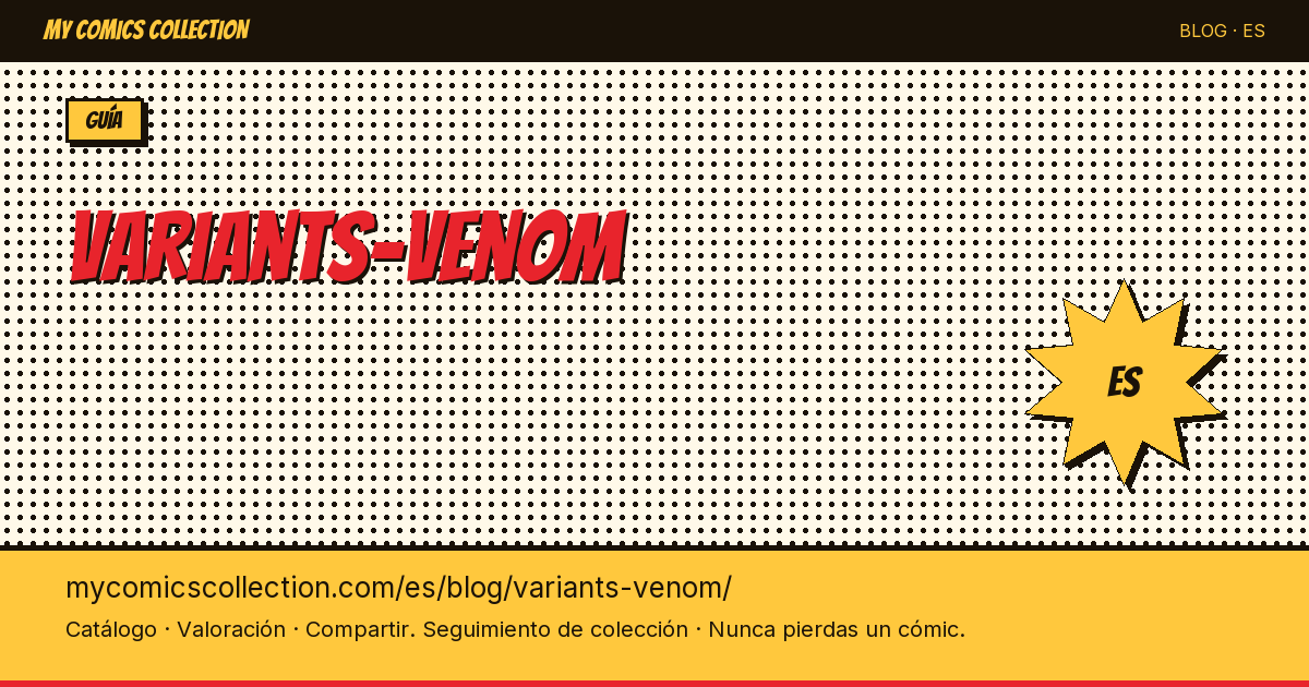 Variantes de Venom — ilustración del artículo