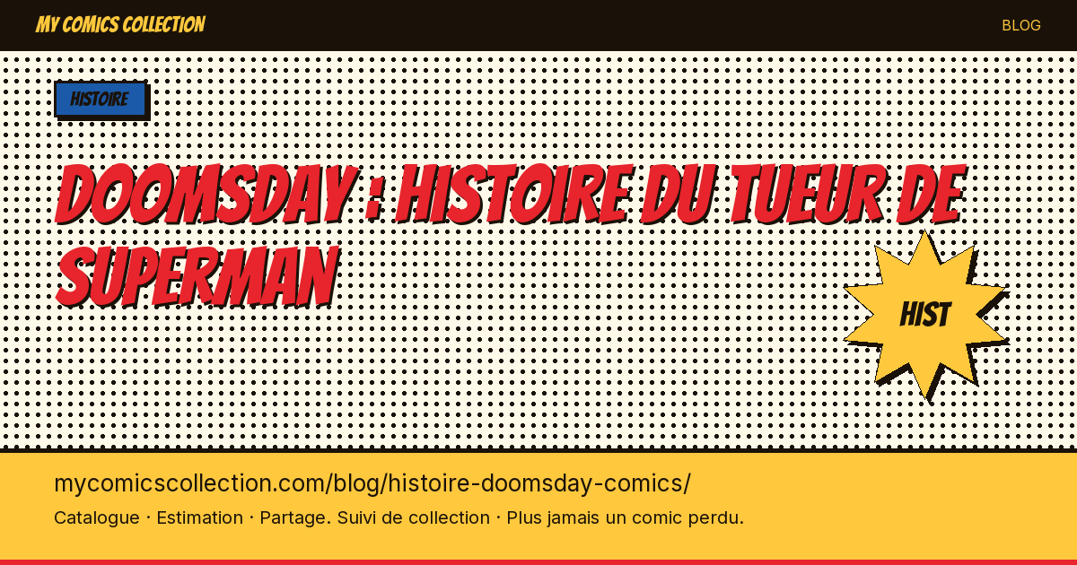 Doomsday : histoire du tueur de Superman — illustration article