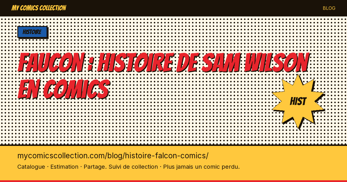 Faucon : histoire de Sam Wilson en comics — illustration article