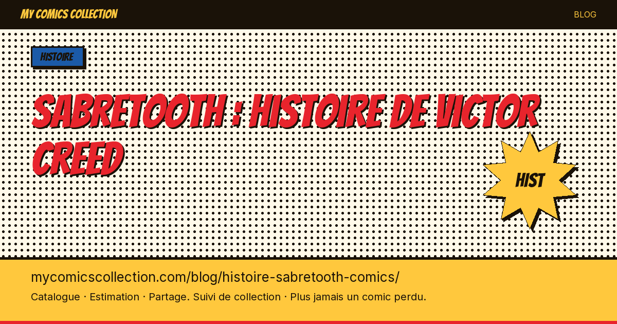 Sabretooth : histoire de Victor Creed — illustration article