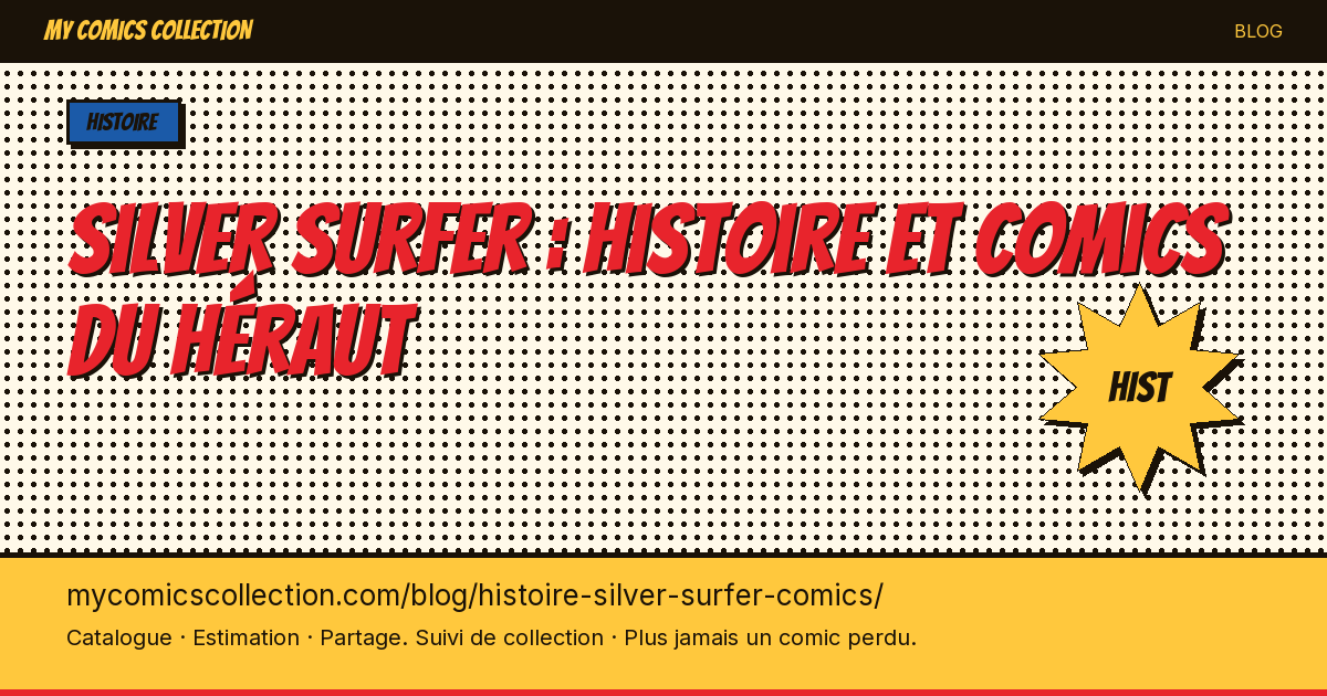 Silver Surfer : histoire et comics du héraut — illustration article