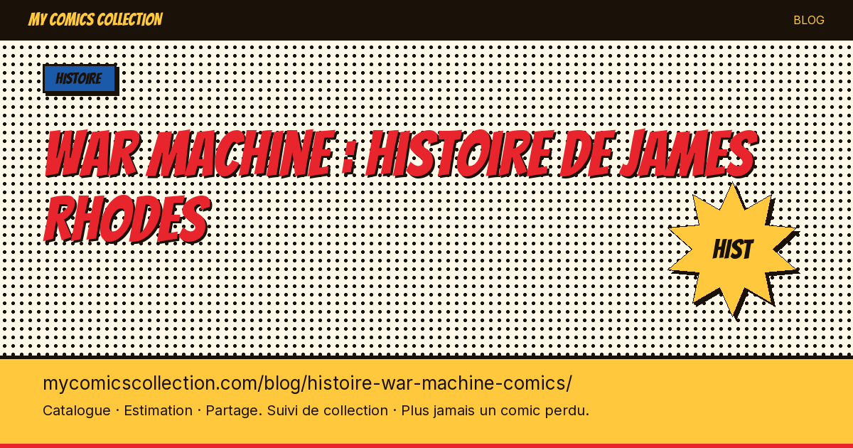 War Machine : histoire de James Rhodes — illustration article