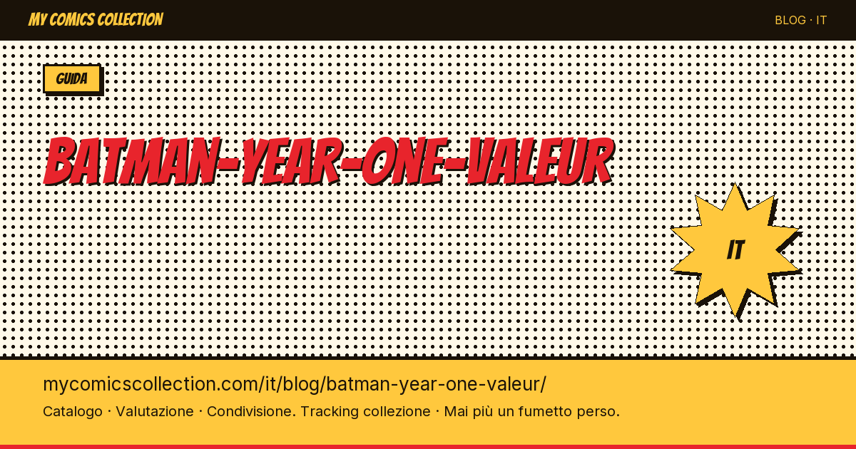 Batman: Anno Uno – Valore — illustrazione articolo