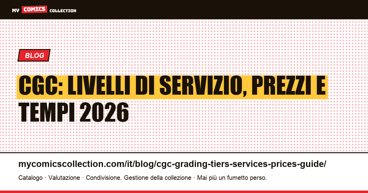 CGC: guida ai livelli di servizio, prezzi e tempi di attesa 2026, illustrazione articolo