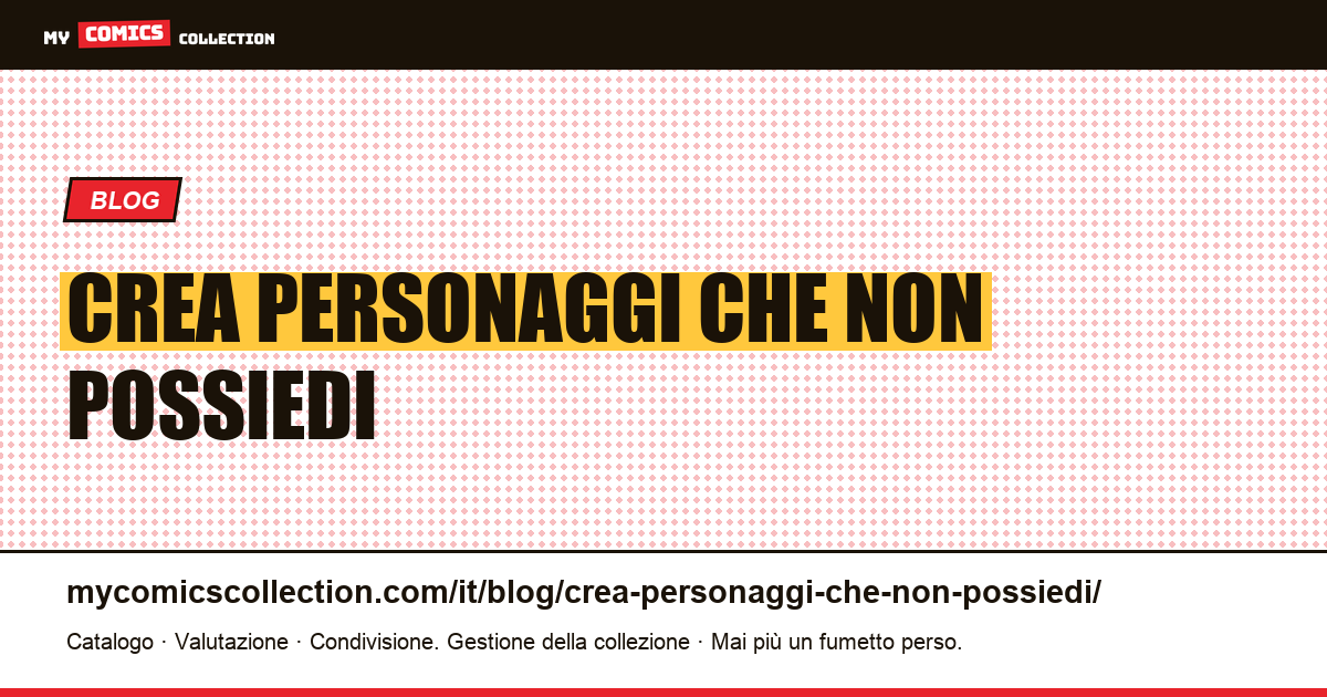 Crea personaggi che non possiedi — illustrazione articolo