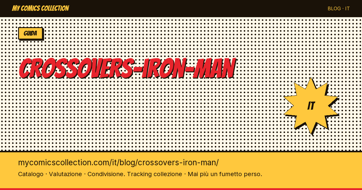Crossover di Iron Man — illustrazione articolo