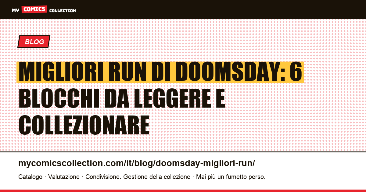 I migliori run di Doomsday: classifica dei sei blocchi di lettura, illustrazione articolo