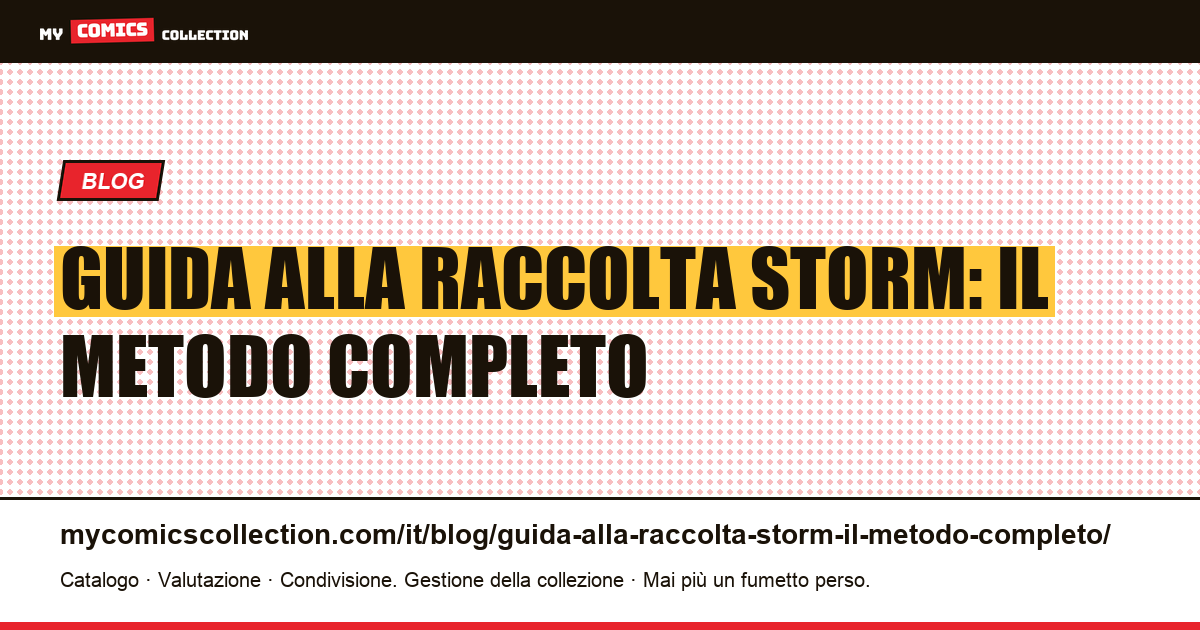 Guida alla raccolta Storm: il metodo completo — illustrazione articolo