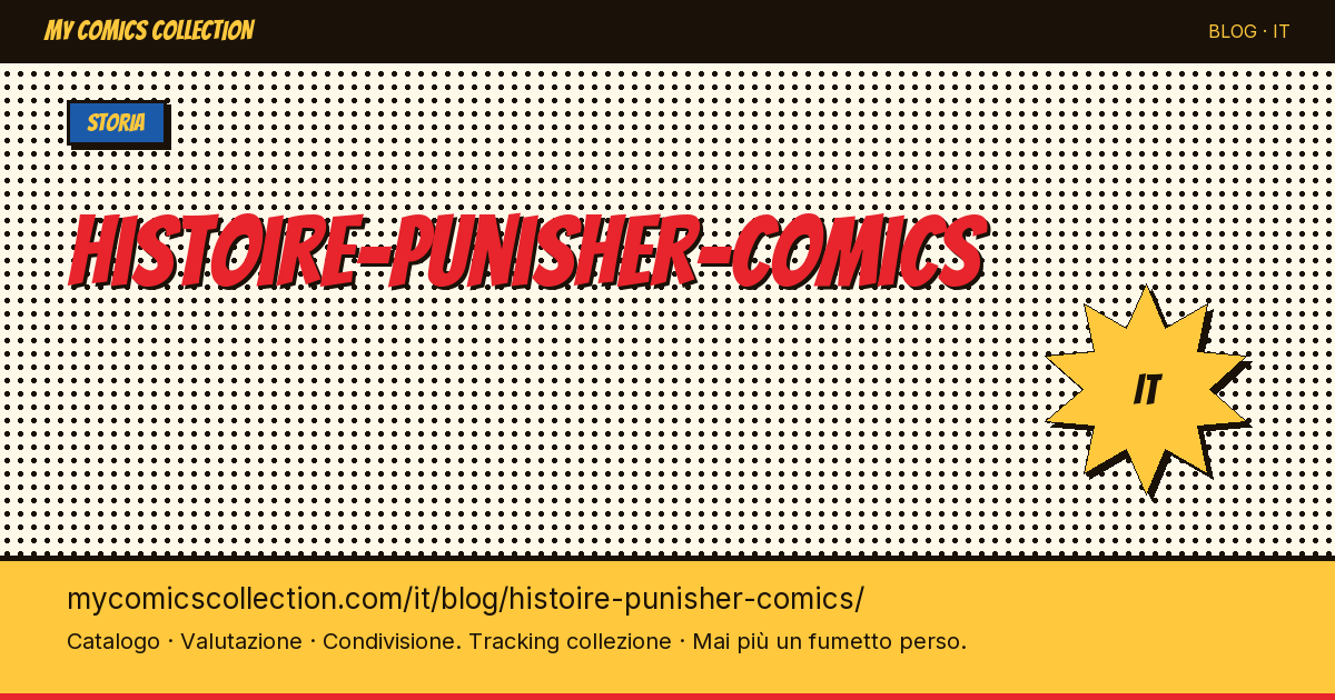 Histoire de Punisher Comics — illustrazione articolo
