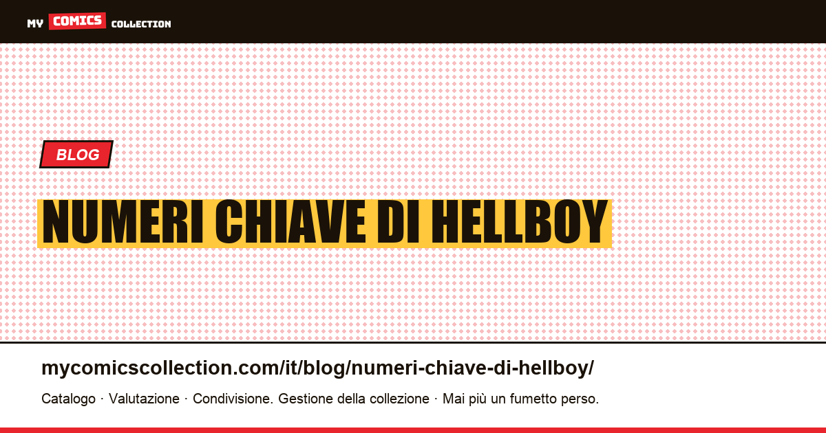 numeri chiave di Hellboy — illustrazione articolo