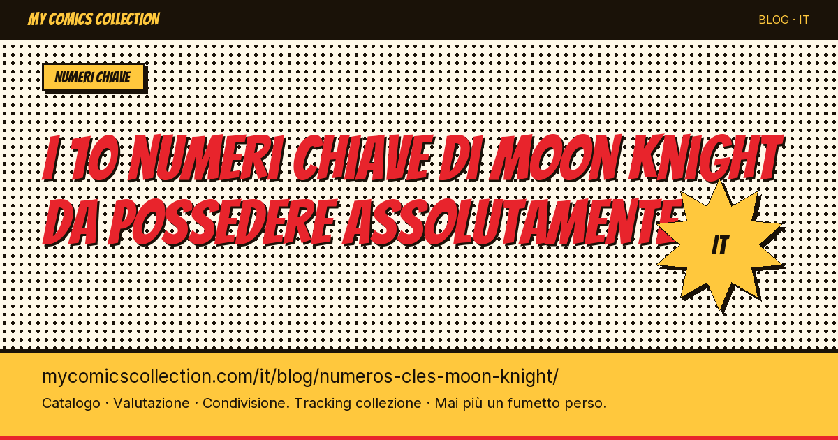 Top 10 dei numeri chiave Moon Knight da possedere assolutamente — illustrazione articolo