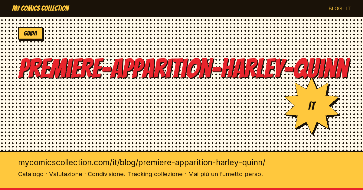 Prima apparizione di Harley Quinn — illustrazione articolo