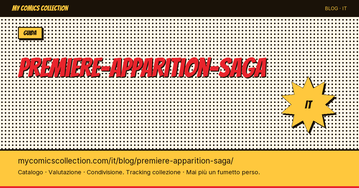 Prima Apparizione: la Saga — illustrazione articolo