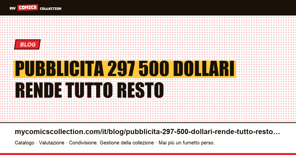 Una pubblicità da 297.500 dollari rende tutto il resto illeggibile — illustrazione articolo