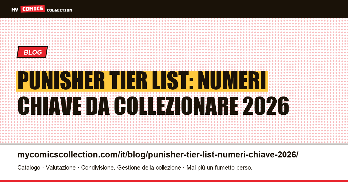 Punisher tier list: i numeri chiave 2026, illustrazione articolo