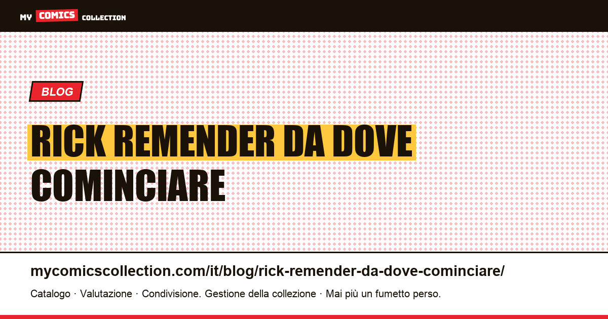 Rick Remender: da dove cominciare — illustrazione articolo