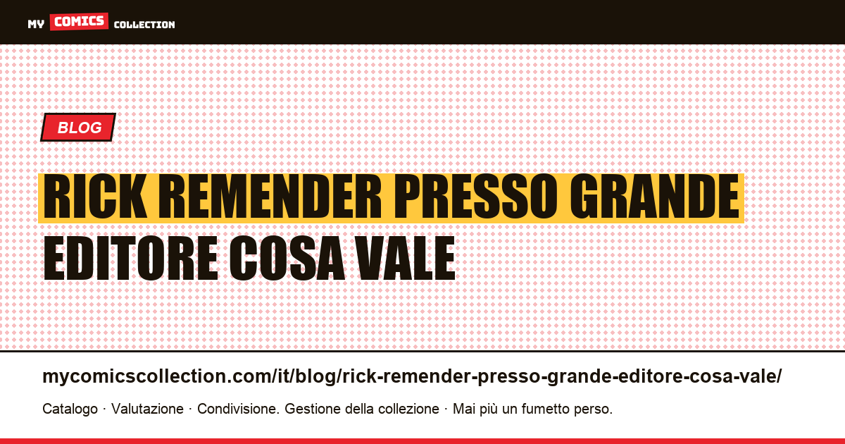 Rick Remender presso il grande editore: cosa vale la deviazione — illustrazione articolo