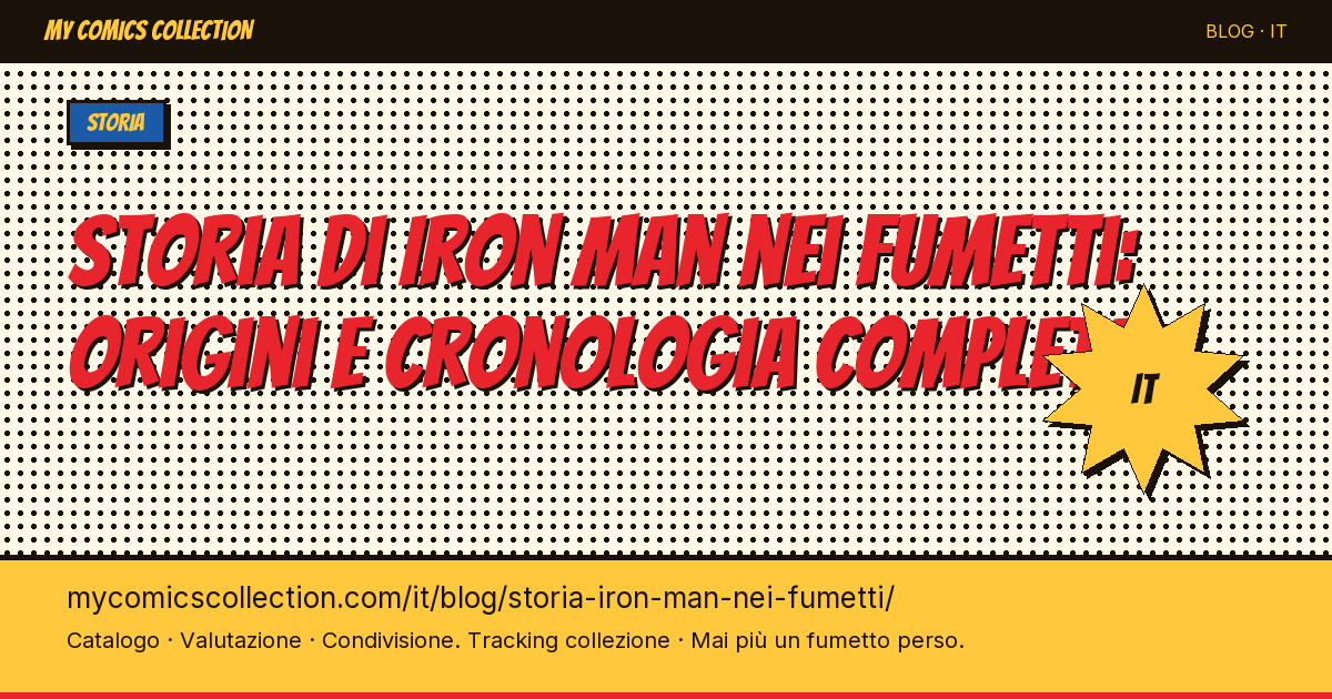 Storia di Iron Man nei fumetti: origini e cronologia completa — illustrazione articolo