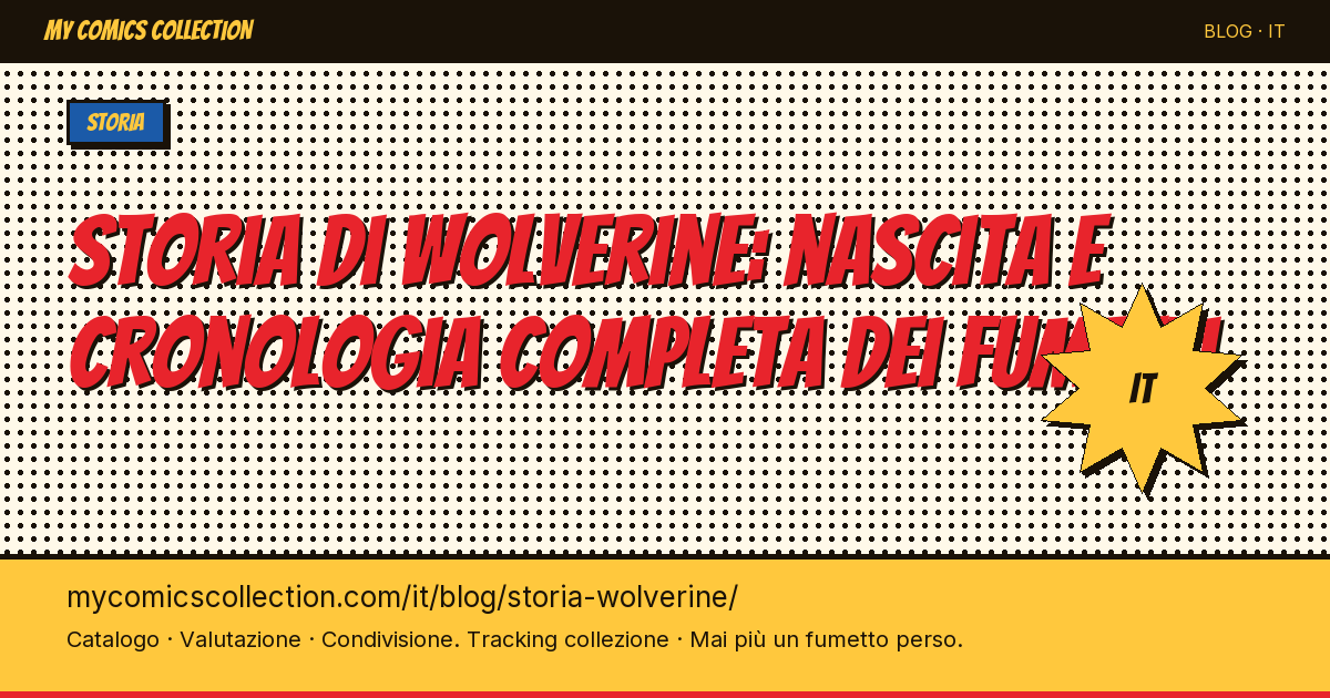Storia di Wolverine: nascita e cronologia completa dei fumetti — illustrazione articolo