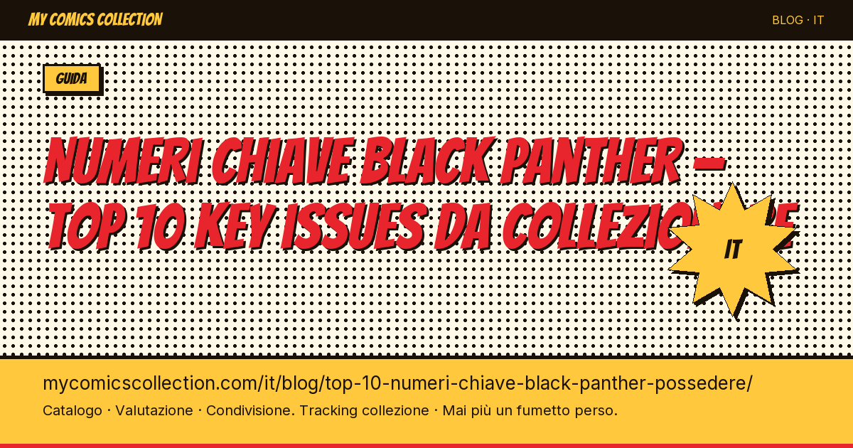 Top 10 dei numeri chiave Black Panther da possedere — illustrazione articolo