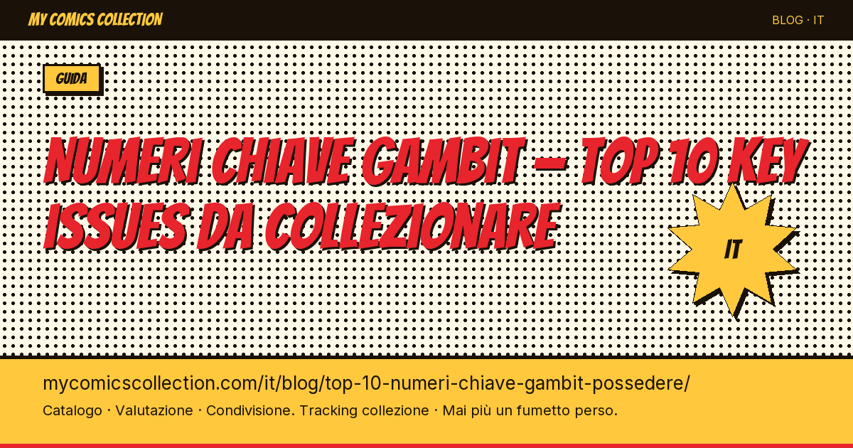 Top 10 dei numeri chiave Gambit da possedere assolutamente — illustrazione articolo