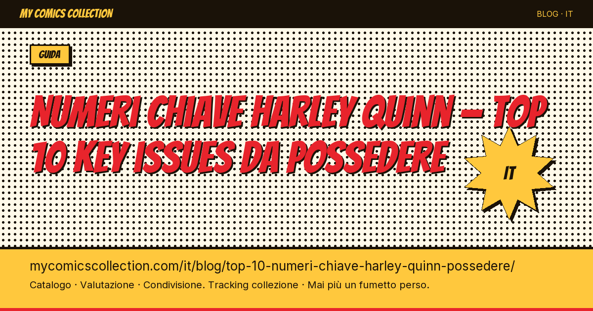 Top 10 dei numeri chiave Harley Quinn da possedere — illustrazione articolo