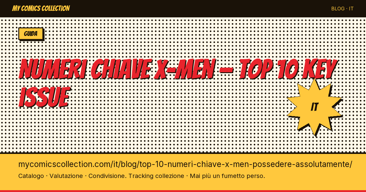 Top 10 dei numeri chiave X-Men da possedere assolutamente — illustrazione articolo