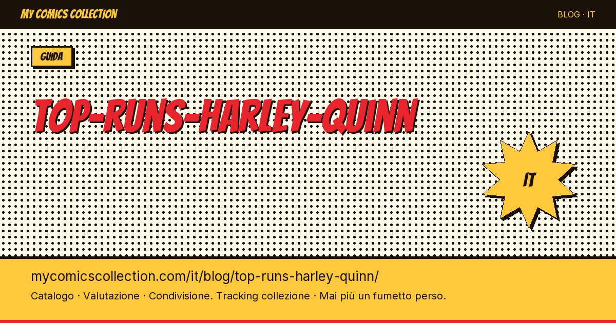Top run da collezione di Harley Quinn — illustrazione articolo