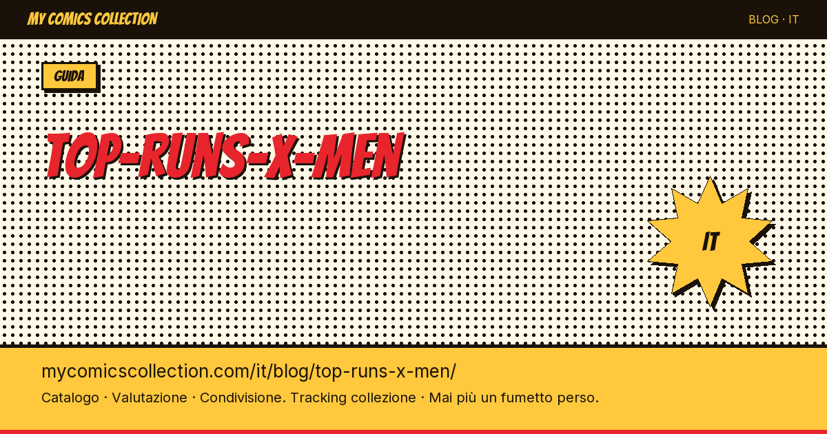 Le migliori run degli X-Men — illustrazione articolo