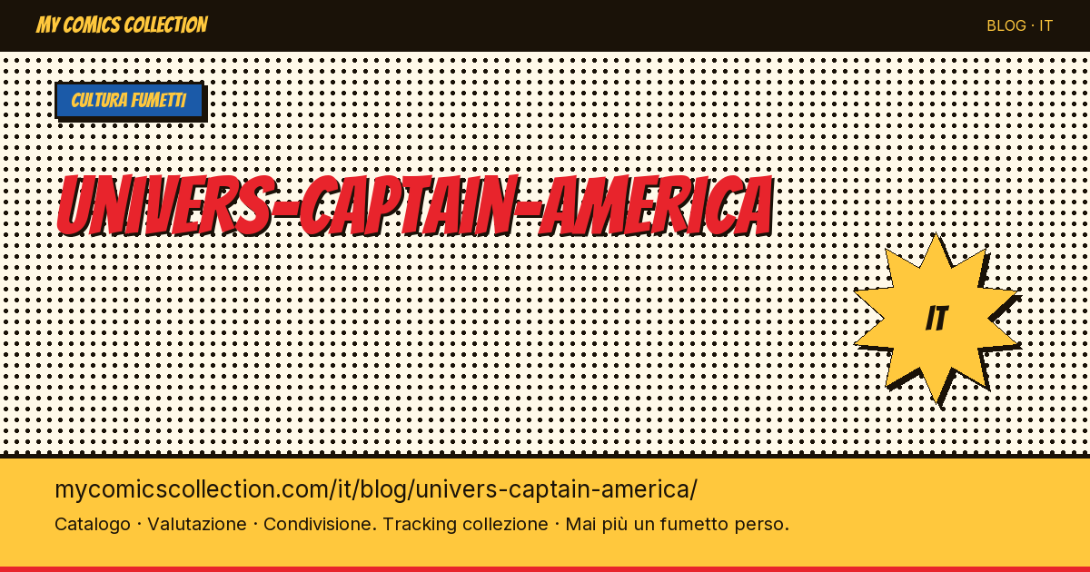 Universo di Captain America — illustrazione articolo