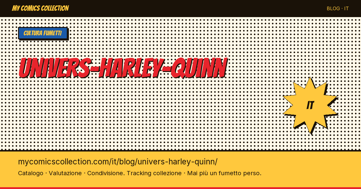Universo Harley Quinn — illustrazione articolo