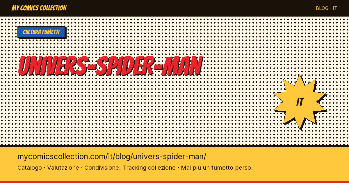 L'universo di Spider-Man — illustrazione articolo