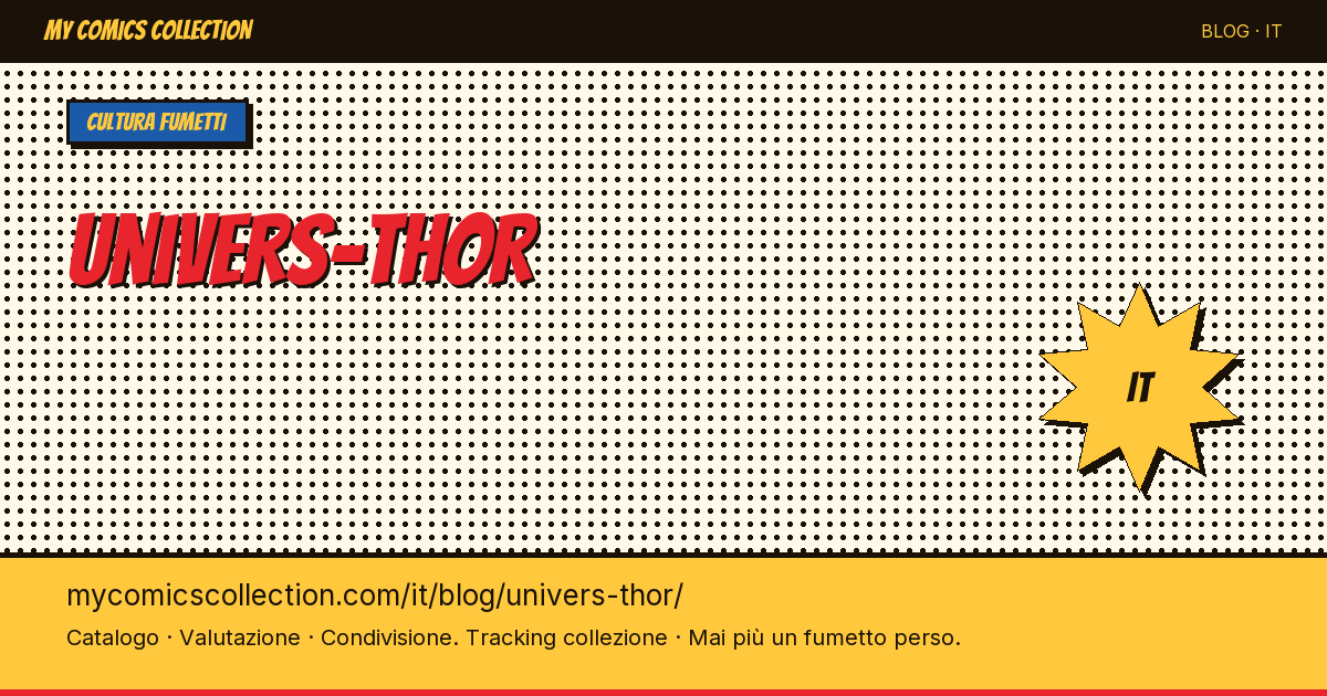 L'universo di Thor — illustrazione articolo