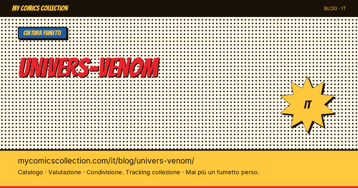 Universo Venom — illustrazione articolo