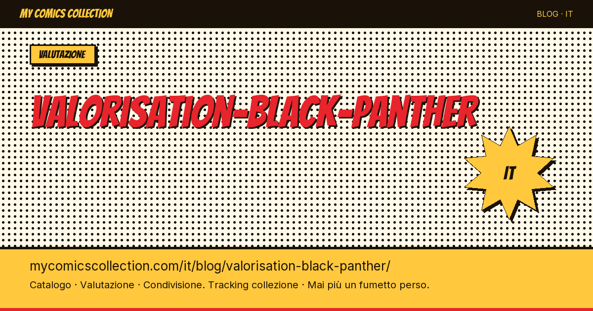 Valutazione Black Panther — illustrazione articolo