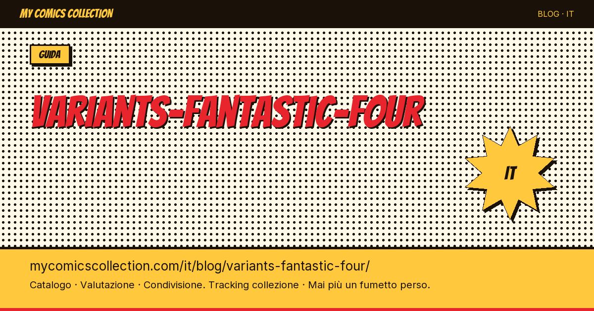 Varianti Fantastic Four — illustrazione articolo