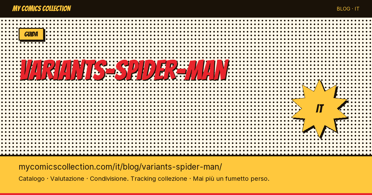 Varianti di Spider-Man — illustrazione articolo