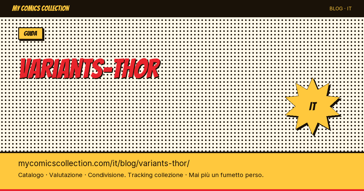 Varianti di Thor — illustrazione articolo