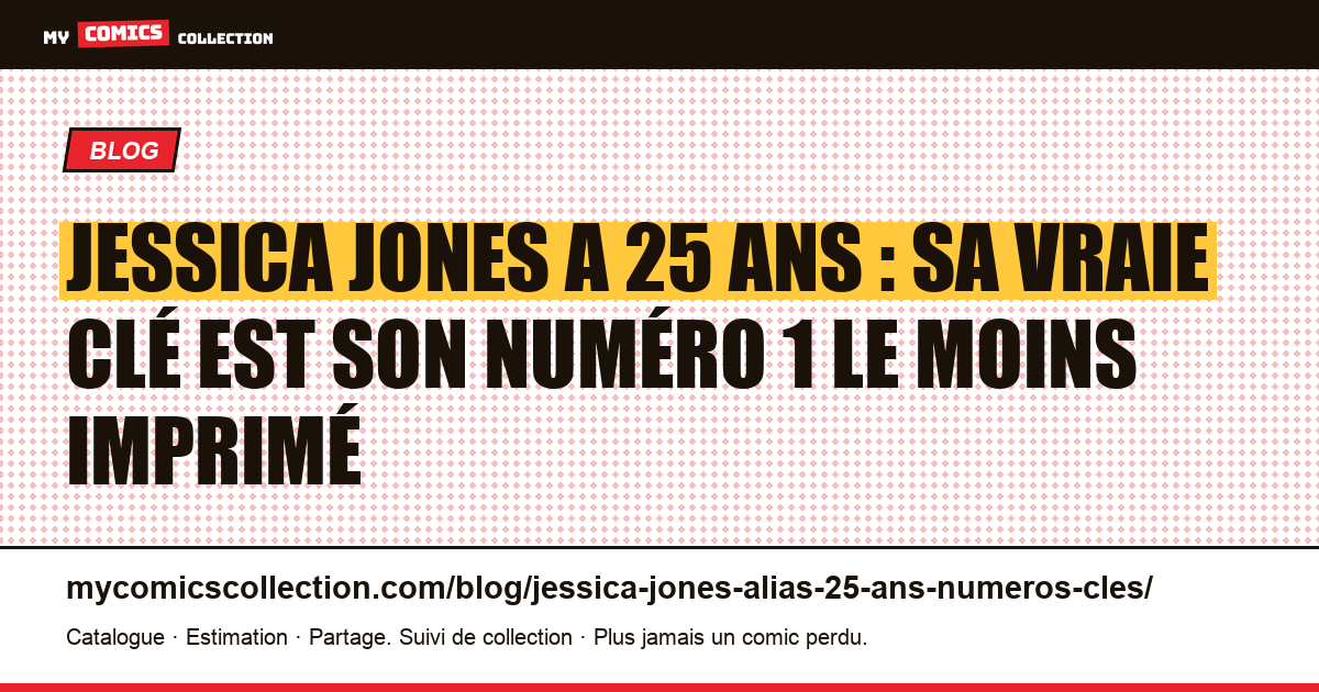 Jessica Jones a 25 ans : sa vraie clé est son numéro 1 le moins imprimé, illustration article