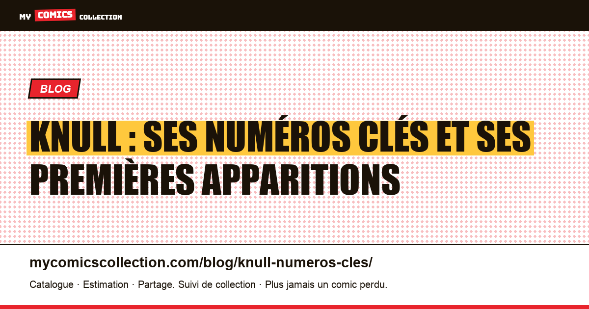 Knull : ses numéros clés et ses premières apparitions, illustration article